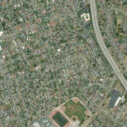 San Leandro California  High Resolution Satellite Map