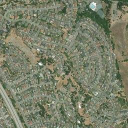 1998 Edgehill Ct, San Leandro, CA 94577 High Resolution Satellite Map