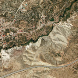 Hinojares map(satellite map)
