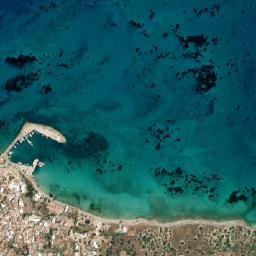 Megalochóri map(satellite map)