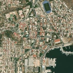 Lávrio map(satellite map)