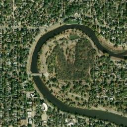 1155 North River Boulevard, Wichita, KS High Resolution Satellite Map