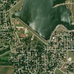 104 West Lakecrest Drive, Augusta, KS  High Resolution Satellite Map