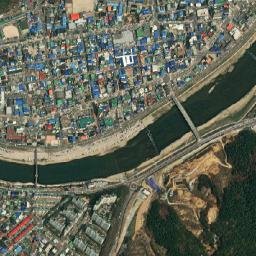 Hongch’ŏn map(satellite map)