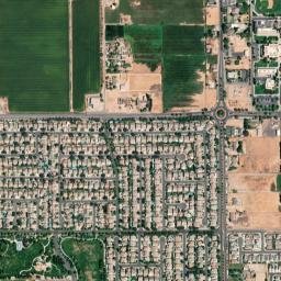 Hillglen Ave Modesto California High Resolution Satellite Map