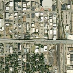 801-807 S Market St Wichita KS High Resolution Satellite Map