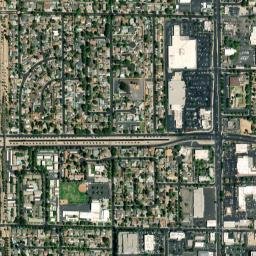 La Villa Rose Ct Modesto California  High Resolution Satellite Map