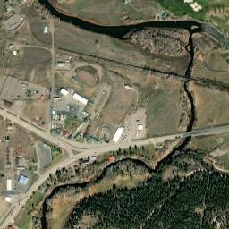 South Fork Colorado High Resolution Satellite Map