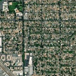 1219 Kearney Ave Modesto California  High Resolution Satellite Map