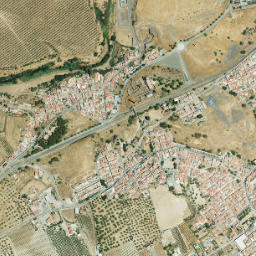 Villanueva del Río y Minas map(satellite map)