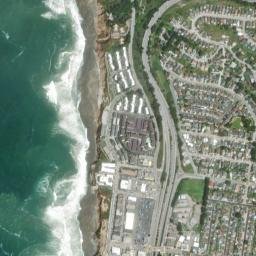 Esplanade Ave Pacifica California High Resolution Satellite Map