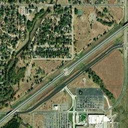 1940 S Woodlawn Blvd Wichita KS High Resolution Satellite Map