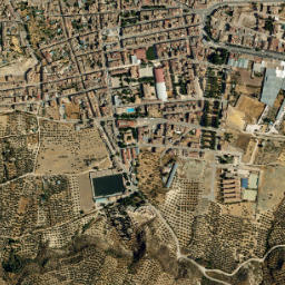 Huelma map(satellite map)