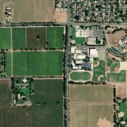 Satellite view of Modesto Municipal Golf Course