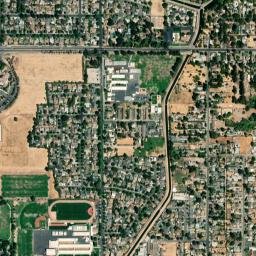 100 Daisy Ln Modesto, California Satellite Map