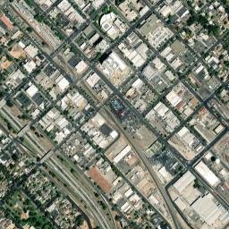 Modesto map(satellite map)