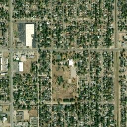 3236-3242 South Euclid Street Wichita KS High Resolution Satellite Map