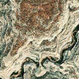 Natural Bridges National Monument Natural Bridges Road Lake P High Resolution Satellite Map