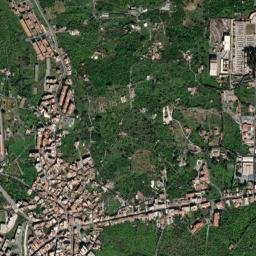 Aci Catena map(satellite map)
