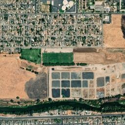 1737 John St, Modesto, CA 95351 High Resolution Satellite Map