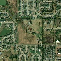 3434 West 44th Street South, Wichita, KS High Resolution Satellite Map