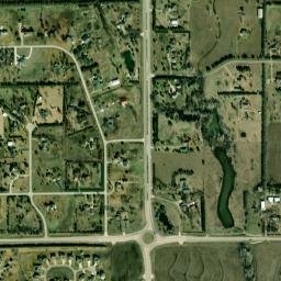 14801-14899 SW Clover Ln Rose Hill KS 67133 High Resolution Satellite Map