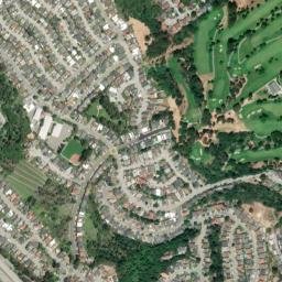 Millbrae Meadows California High Resolution Satellite Map