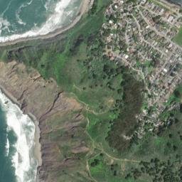 San Pedro Terrace California High Resolution Satellite Map