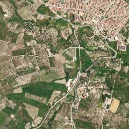 Villafranca Sicula map(satellite map)