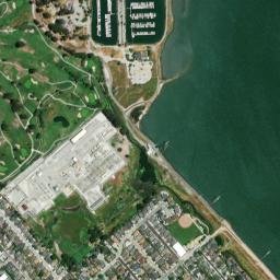 1961 Coyote Point Dr, San Mateo, CA 94401, USA High Resolution Satellite Map
