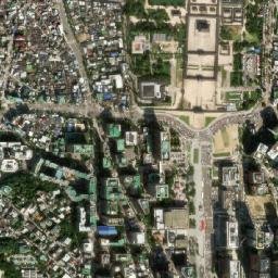 Jongno-gu map(satellite map)