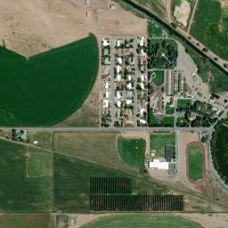 91-99 Sherman Lake Circle, Monte Vista, CO High Resolution Satellite Map