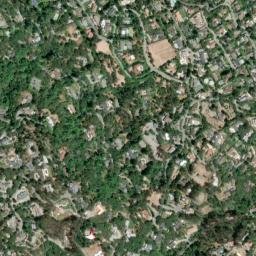 Hillsborough Park California High Resolution Satellite Map