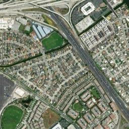 Park Pl San Mateo California  High Resolution Satellite Map