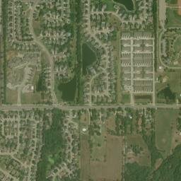 817 Bel Arbor Derby KS 67037 High Resolution Satellite Map