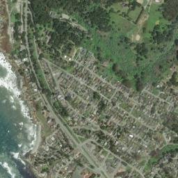 Moss Beach map(satellite map)