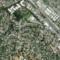 CA-82 Belmont California  High Resolution Satellite Map
