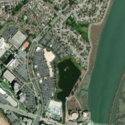 499 Twin Dolphin Dr, Redwood City, CA High Resolution Satellite Map