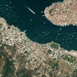 Póros map(satellite map)