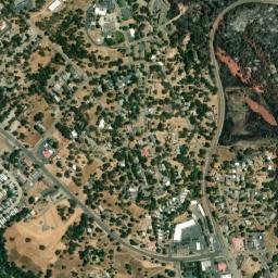 5123-5155 Hospital Road, Mariposa, California High Resolution Satellite Map
