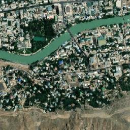 Khorugh map(satellite map)