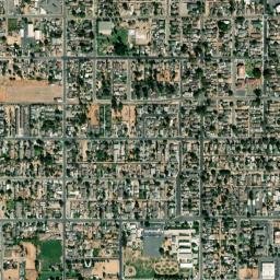 315 South Laurel Street Turlock CA High Resolution Satellite Map