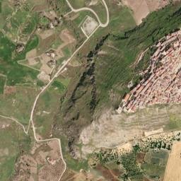 Sant'Angelo Muxaro map(satellite map)
