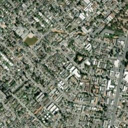 626 Poplar Ave Redwood City CA High Resolution Satellite Map