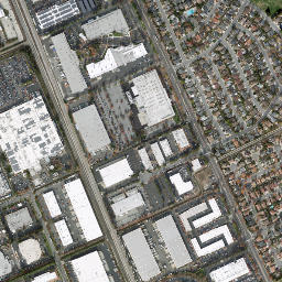 Curtner California High Resolution Satellite Map