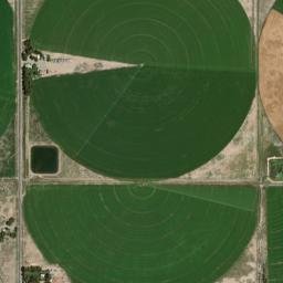 8001-8693 S County Road 3 East, Monte Vista High Resolution Satellite Map