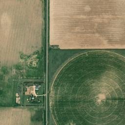 KS-27 Johnson City KS 67855 USA High Resolution Satellite Map