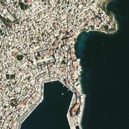 Ermoúpolis map(satellite map)