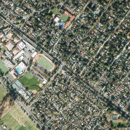Southgate California High Resolution Satellite Map