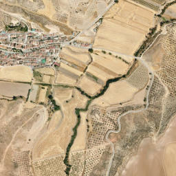Huélago map(satellite map)